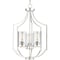 Progress Lighting Lassiter Collection Three-Light Brushed Nickel Foyer P500209-009 - alternate 1